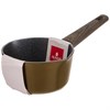 Ковш agness "Spicy" с "мраморным" антипригар.покрытием 1,4 л, 16*8.5 см цвет: оливковый - фото 394696