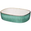 Блюдо для запекания в плетеной корзине bronco "Nature" 1200 мл мятное - фото 395146