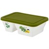 Менажница с пластик. крышкой lefard "Секретные ингредиенты" 2 секции 18*12*6 см - фото 395288