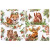 Набор подстановочных салфеток "Лесная сказка" 43,5*28,5 cm из 4 шт - фото 395904