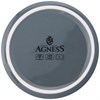 Кокотница с крышкой agness 15,4*11,9*8,1 см 460 мл серая - фото 396962