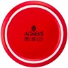 Кокотница с крышкой agness 15,4*11,9*8,1 см 460 мл красная - фото 396966