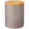 Банка для сыпучих продуктов 570 мл коллекция "Glaze collection" цвет:серый меланж - фото 397020