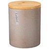 Банка для сыпучих продуктов 570 мл коллекция "Glaze collection" цвет:серый меланж - фото 397021
