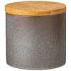 Банка для сыпучих продуктов 330 мл коллекция "Glaze collection" цвет:серый меланж мал=6 мин.партия - фото 397023