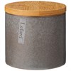 Банка для сыпучих продуктов 330 мл коллекция "Glaze collection" цвет:серый меланж мал=6 мин.партия - фото 397024