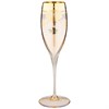 Набор бокалов для шампанского из 6 штук 260 мл "Amalfi ambra oro" - фото 397403