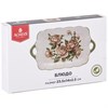 Блюдо "Корейская роза" 23,5*14 см H=2,5 см - фото 397484
