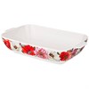 Блюдо с ручками lefard "Маки" прямоуг. 26*16*6 см - фото 397596