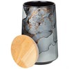 Банка с дерев.крышкой lefard "Moon art" 800 мл 10,5*17 см черная - фото 397693