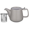Чайник с металл.ситом и крышкой "Velour" 500 мл серый - фото 397695