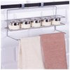 Навесной держатель для полотенца с полкой 40*12*16 см цвет:хром - фото 398293