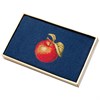 Полотенце махровое 50х35,"яблоко"100%хлопок, синий - фото 398424