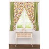 Комплект штор кухонных из 2х шт "Джем", 145х180 см , 100% хлопок шампань+салатовый - фото 398462