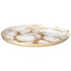 Тарелка обеденная "White marble" 28 см - фото 399605