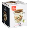 Емкость для сыпучих продуктов "Корейская роза" 10,5*10,5 см H=12 см / 450 мл - фото 399703
