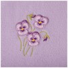 Полотенце "Виолла",50х90. махра,сиреневый,вышивка,100% хлопок 400гр\м - фото 400131