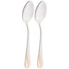 Набор чайных ложек agness, 2 шт L=14 см мал. уп. = 40 шт - фото 400584