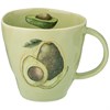 Кружка bronco "Avocado" 375 мл зелёная - фото 400669