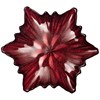 Блюдо "Snowflake" red shiny 21 см - фото 400814