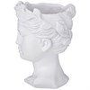 Ваза декоративная "Голова венеры" 15,5*22 см цвет: белый - фото 401507