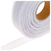 Лента капроновая с блестящим ворсом по краю ,белая, шир 1,5 см , дл 45м - фото 402175