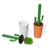 Ершик для туалета Cactrash, оранжевый/зеленый - фото 402323