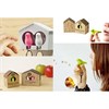 Держатель для ключей Duo Sparrow, коричневый/белый/зеленый - фото 402496