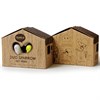 Держатель для ключей Duo Sparrow, коричневый/белый/зеленый - фото 402498