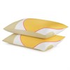 Набор из двух наволочек из сатина  горчичного цвета с авторским принтом из коллекции Freak Fruit, 50х70 см - фото 403305
