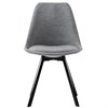 Стул Pirel, шенилл, серый - фото 403715