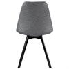 Стул Pirel, шенилл, серый - фото 403721