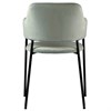 Стул Wendy, велюр, серо-зеленый - фото 403751
