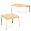 Стол кофейный Aska, 50х50 см, ясень - фото 404052