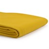 Покрывало из фактурного хлопка горчичного цвета с контрастным кантом из коллекции Essential, 180х250 см - фото 404139