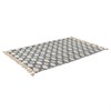 Ковер из хлопка синего цвета Argyle из коллекции Ethnic, 160х230 см - фото 404170