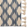 Ковер из хлопка синего цвета Argyle из коллекции Ethnic, 160х230 см - фото 404172