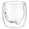 Чашка стеклянная с рисунком Bear, 250 мл - фото 404692