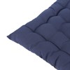 Подушка на стул из хлопка темно-синего цвета из коллекции Essential, 40х40 см - фото 404818