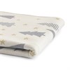 Плед из хлопка с новогодним рисунком Magic forest из коллекции New Year Essential, 130х180 см - фото 405304