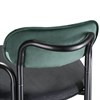 Стул полубарный Ror, Round, велюр, черный/темно-зеленый/черный - фото 405461
