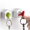 Держатель для ключей Mini Sparrow, белый/красный - фото 405649