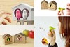 Держатель для ключей Duo Sparrow, белый/оранжевый - фото 405658