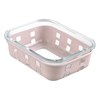 Контейнер для запекания, хранения и переноски продуктов в чехле Smart Solutions, 1050 мл, розовый - фото 405918