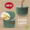 Контейнер для пищевых отходов Foody, 7 л, зеленый - фото 405938