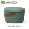 Контейнер для пищевых отходов Foody, 7 л, зеленый - фото 405943
