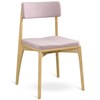 Стул Aska, рогожка, ясень/розовый - фото 405971