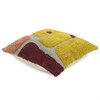 Чехол на подушку с рисунком Tea plantation горчичного цвета из коллекции Terra, 45х45 см - фото 406048