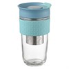 Кружка с ситечком Jaunt, 540 мл, голубая - фото 406630