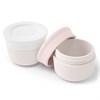 Набор из 2-х соусниц с крышками MB Temple, 20 мл, white natural + pink natural - фото 407197